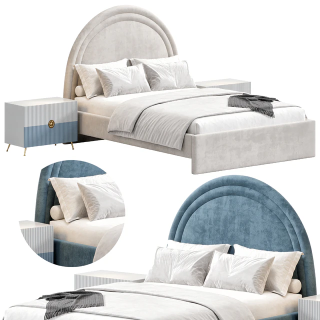 Channel Upholstered Bed by Pbteen — Скачать