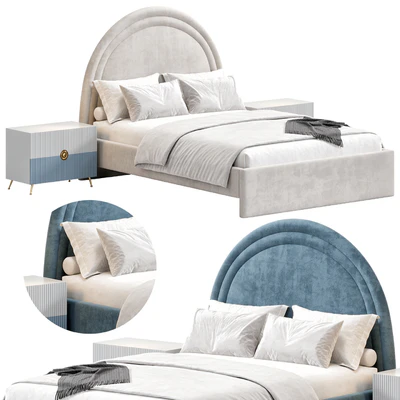 Channel Upholstered Bed by Pbteen — скачать