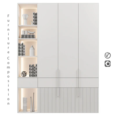Furniture Composition | 210 | Шкаф — Вид 2