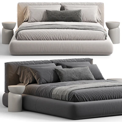 Italian minimalist bed — Ver 3