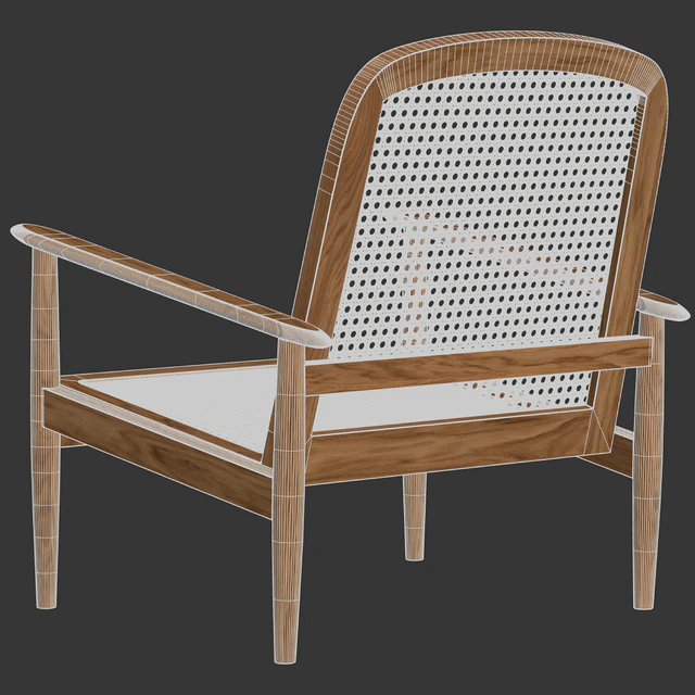 Zara Home - The teak and rattan armchair — Descargar