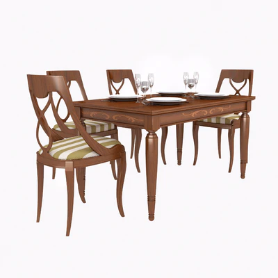 Table rectangular sliding Tempor Medici ED696 — Ver 1