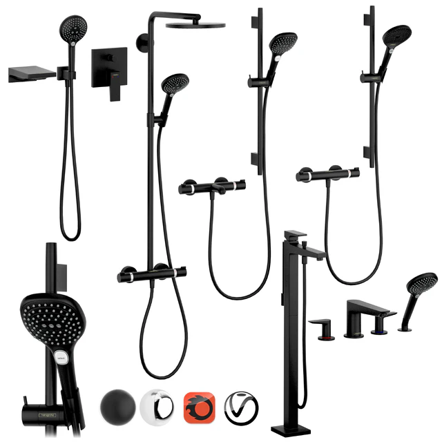 Refill HANSGROHE Set 1 | Ecostat | Metropol | Talis with adjustable shower head — Descargar