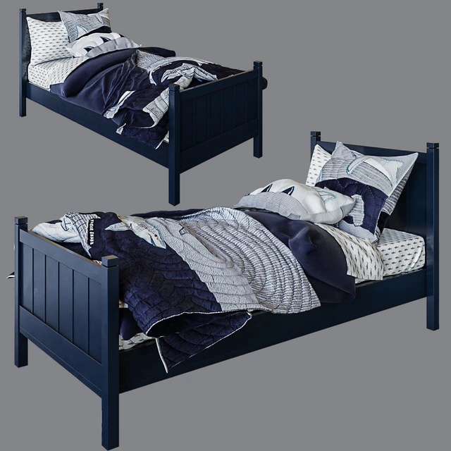 Camp Single Bed, Navy — Descargar
