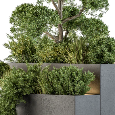 Outdoor Plant Set 214 - Plant Box — Вид 3
