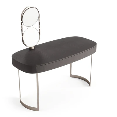 FENDI CASA MOONLIGHT LADY DESK (Charcoal Fiddleback Sycamore) — Вид 4