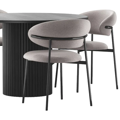 Ferrara chair Hill table — Ver 4