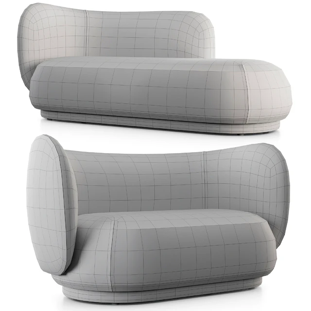 Rico Divan And 2 Seat Sofa By Ferm Living — Descargar