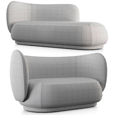 Rico Divan And 2 Seat Sofa By Ferm Living — Ver 4