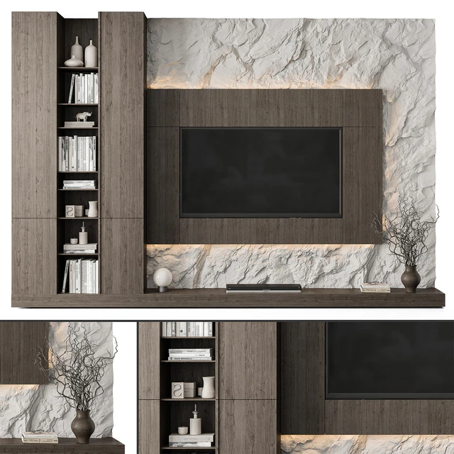 TV Wall Rock Wall and Wood - Set 78 — Descargar