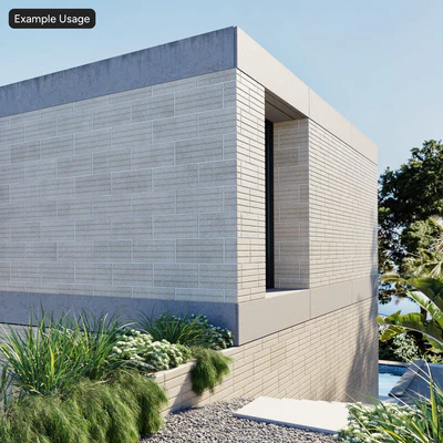 scored running concrete block wall texture — Ver 2