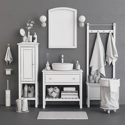Open Hemnes Bath Set — Ver 2