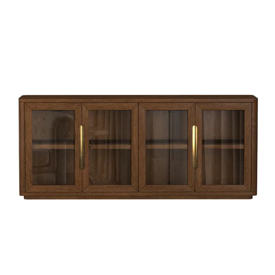 BRETON GLASS 4-DOOR SIDEBOARD — Ver 6