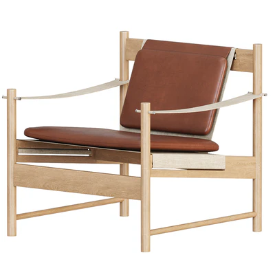 HB Lounge Chair Leather — Ver 3