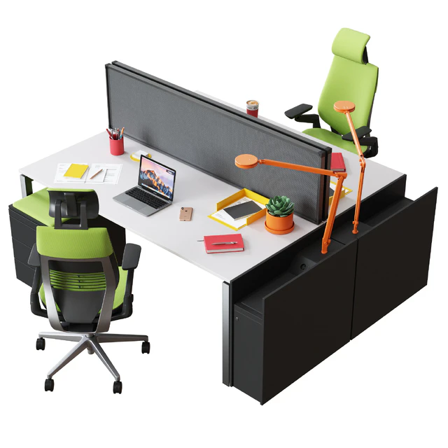 Steelcase - Office Table FrameOne Work Space — Скачать