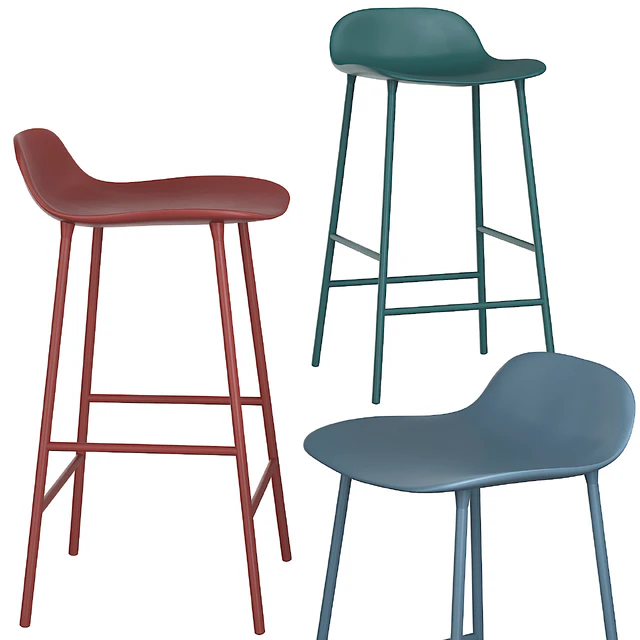 Form Barstool 65 cm Steel — Скачать