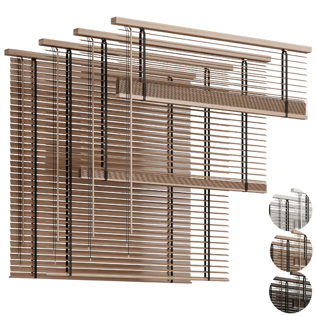 Wooden blinds 04, Folding wooden blinds — Descargar
