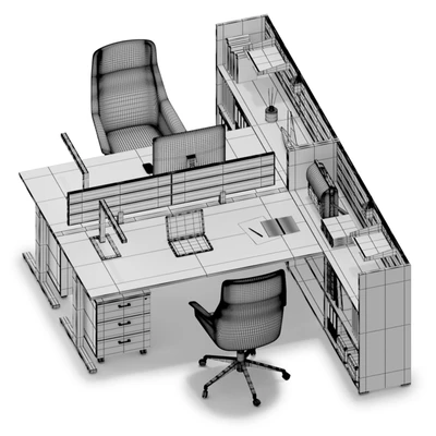 Office workspace LAS OXI (v5) — Ver 2