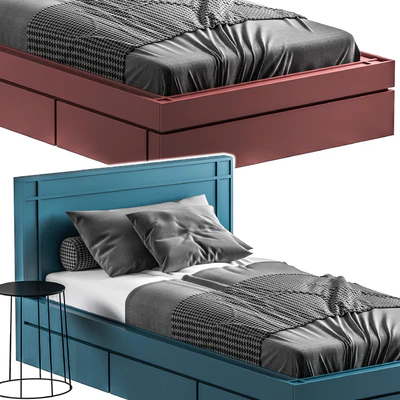 Bed031-Single Bed — Ver 5