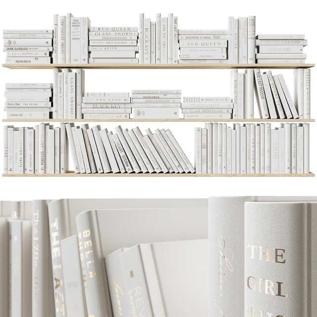 Set of books Books Beige 1 — Descargar