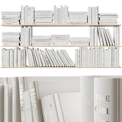 Set of books Books Beige 1 — Ver 1