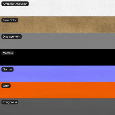 gold glazed ceramic pottery texture — Ver 5