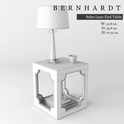 BERNHARDT Soho Luxe End Table 368-111 — Ver 2