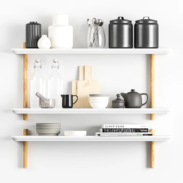 Kitchenware with decor — Скачать