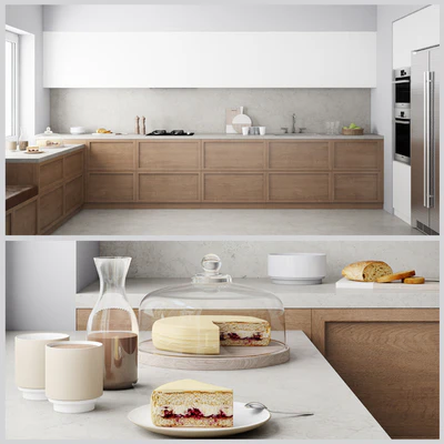 Kitchen in Scandinavian style — Ver 1