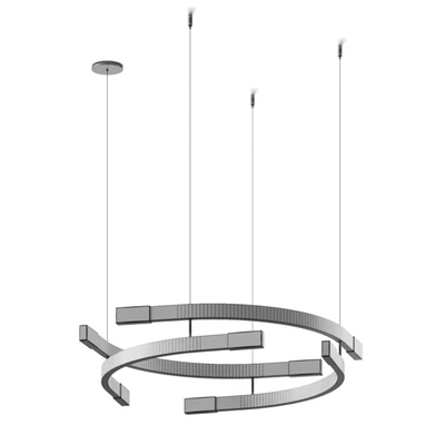 CTO Lighting Trace Circular Chandelier — View 3