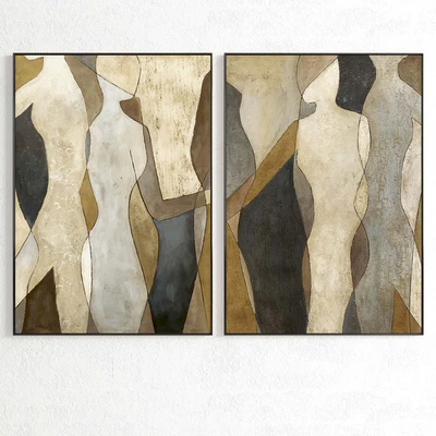 Plaster Two Photo Frame R-213 — Ver 5