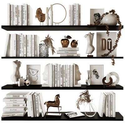Decorative shelf filling set 9 — Ver 4