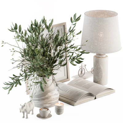 Decorative Set with Bouquet - Set 71 — Ver 1
