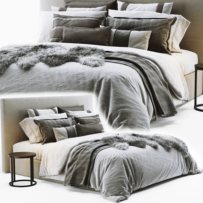 RH Sullivan Fabric Bed — Вид 1
