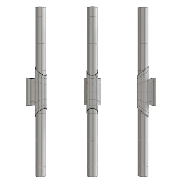 Pylon led double wall sconce — Скачать