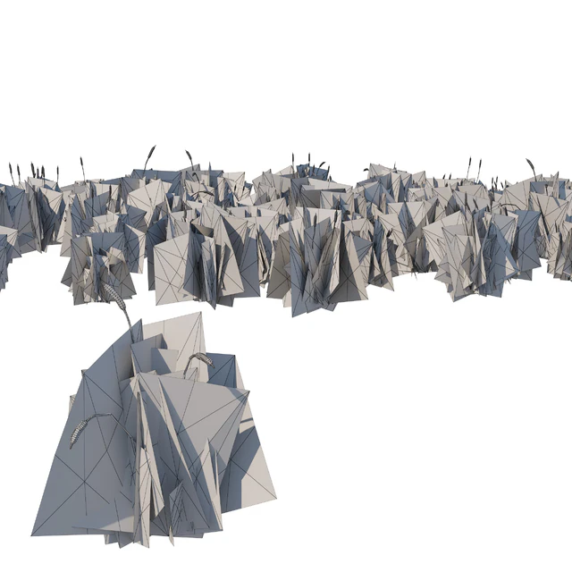 Broadleaf cattail grass cluster — Скачать