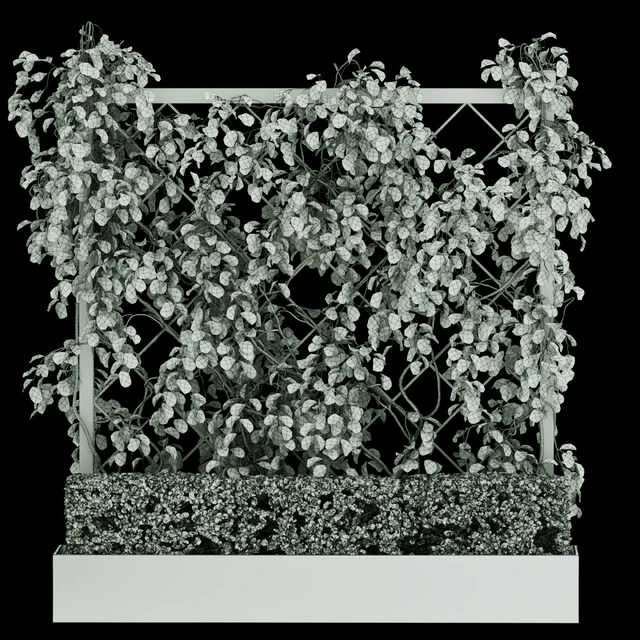Vertical Garden - Planter with trellis — Скачать