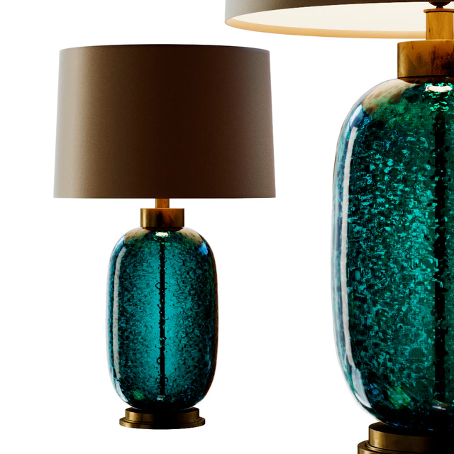 Mid Century Studio Art Glass Buffet Lamp.2 — Descargar