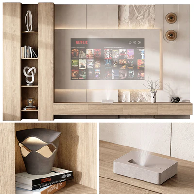 TV Wall set 003 — Вид 4