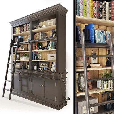 Bookcase, library Versailles. Maisons du monde — Ver 2