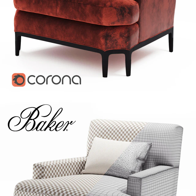 Baker CELESTITE LOUNGE CHAIR — Скачать
