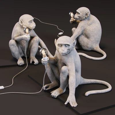 The Monkey Lamp Sitting Version — Ver 1