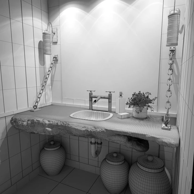Slab sink loft bath — Descargar