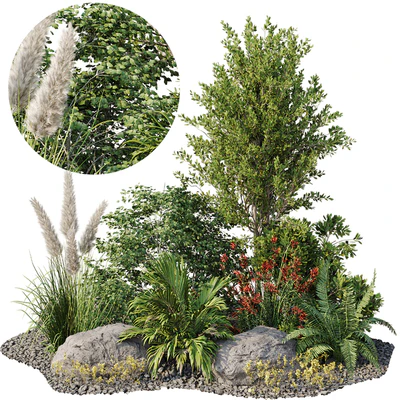 Garden plant set 08 — Вид 1