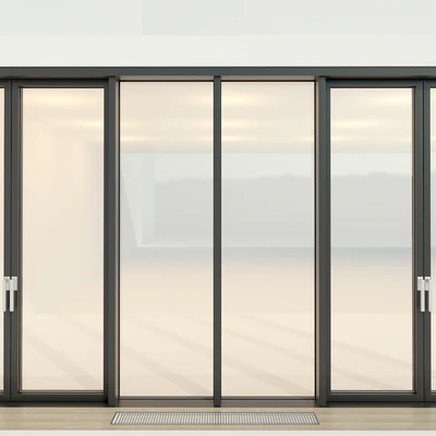 Panoramic glazing. Stained glass window 21 — Ver 3