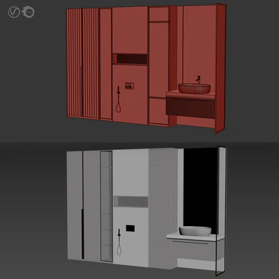 Bathroom furniture Bath Set 25 — Ver 5