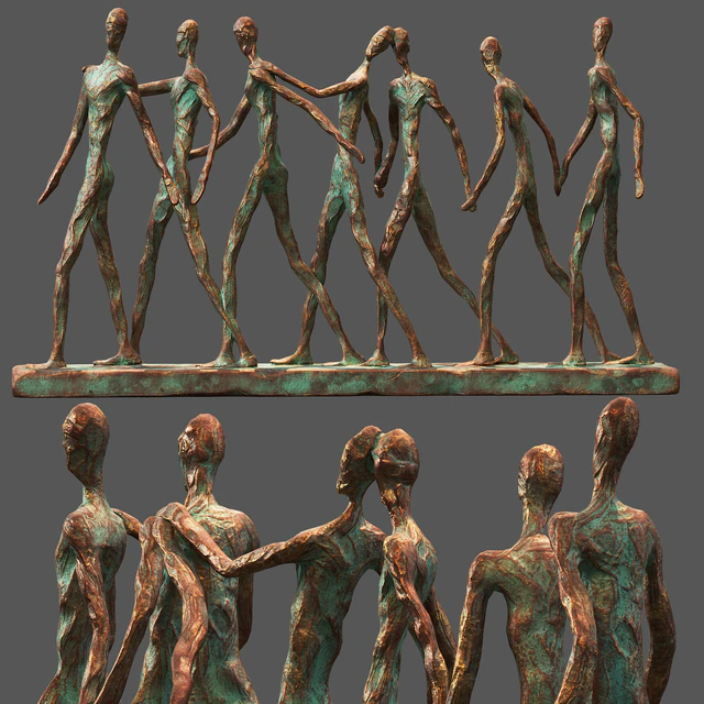 Abstract Family Camaraderie Decorative Showpiece Ornament — Descargar