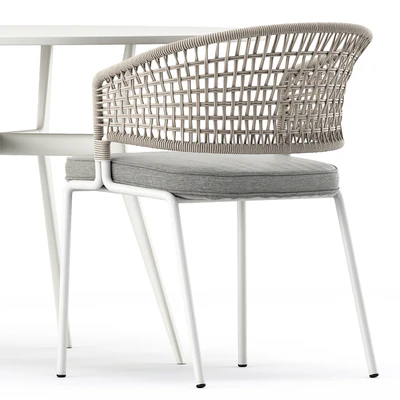BRANCH bistro table, CTR armchair by Tribu — Ver 5