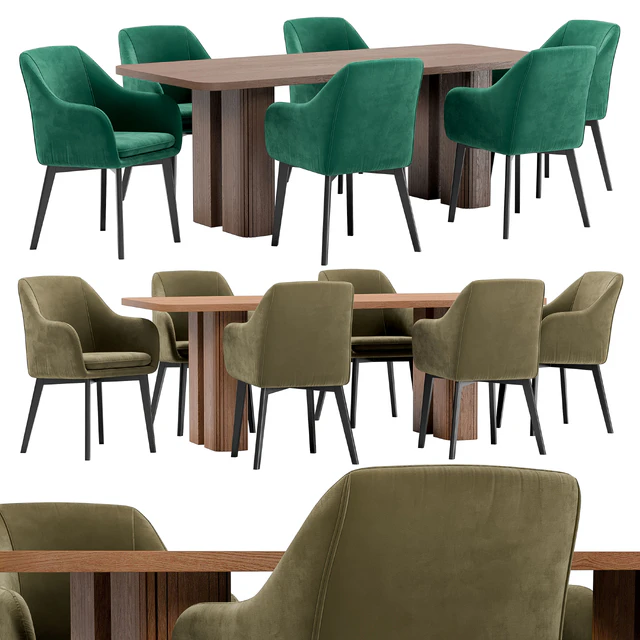Texas dining chair and Lazar table — Descargar