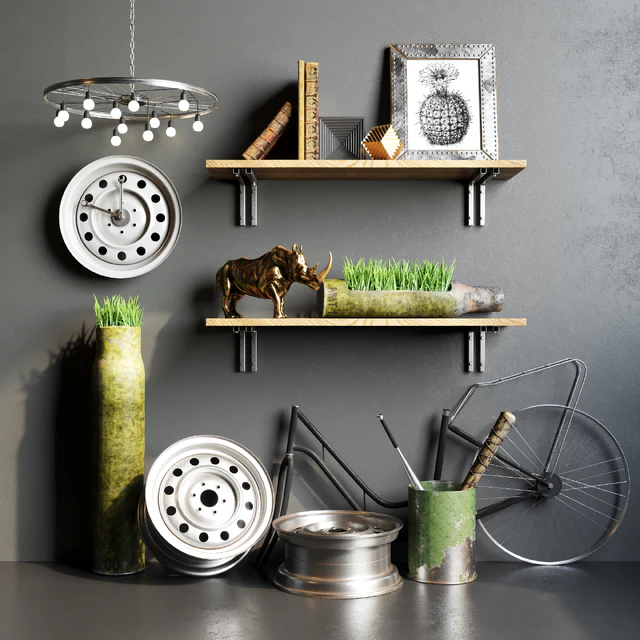 Loft decorative set RWB — Descargar